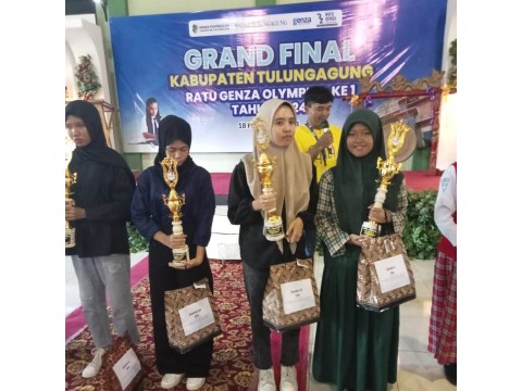Siswa SMP 1 Ngunut meraih Juara di Grand Final Ratu Genza Ol